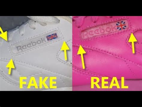 reebok shoes real or fake|reebok shoe logo check.